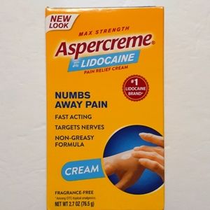 💡$4=Aspercreme Pain Relieving Creme With Lidocaine/AW=5oz
